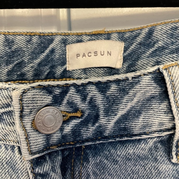 Pacsun low rise baggy distressed denim sz 20 - Picture 2 of 8